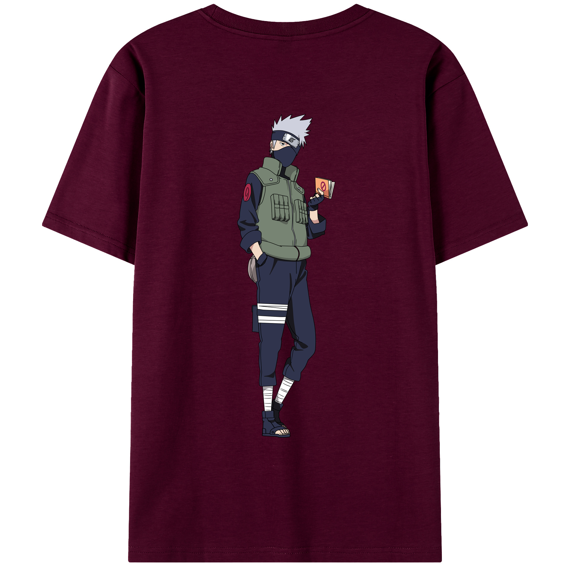 （画像用） NARUTO -ナルト- はたけ カカシ Hatake Kakashi レディース半袖Tシャツ(バックプリント)